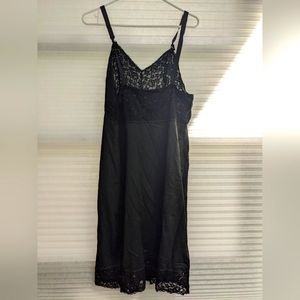 Vintage Lingerie Lace Dress Slip Nightgown Size 36